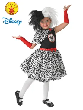 CRUELLA DE VILLE DELUXE COSTUME, CHILD