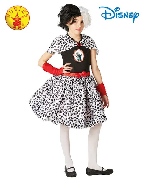 CRUELLA DE VILLE DELUXE COSTUME, CHILD
