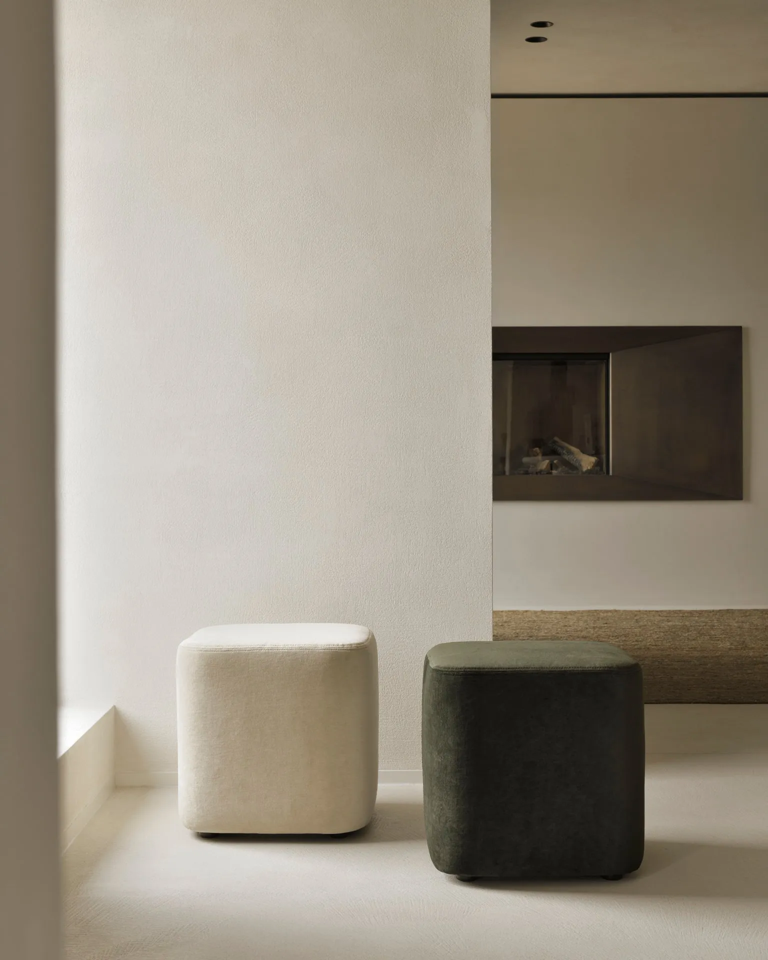 Cube Pouf Forest