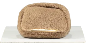 Demellier London Beige Lisbon Shearling Mini Bag