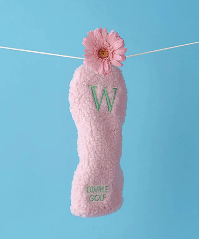 DM Shearling Wood Headcover Pink
