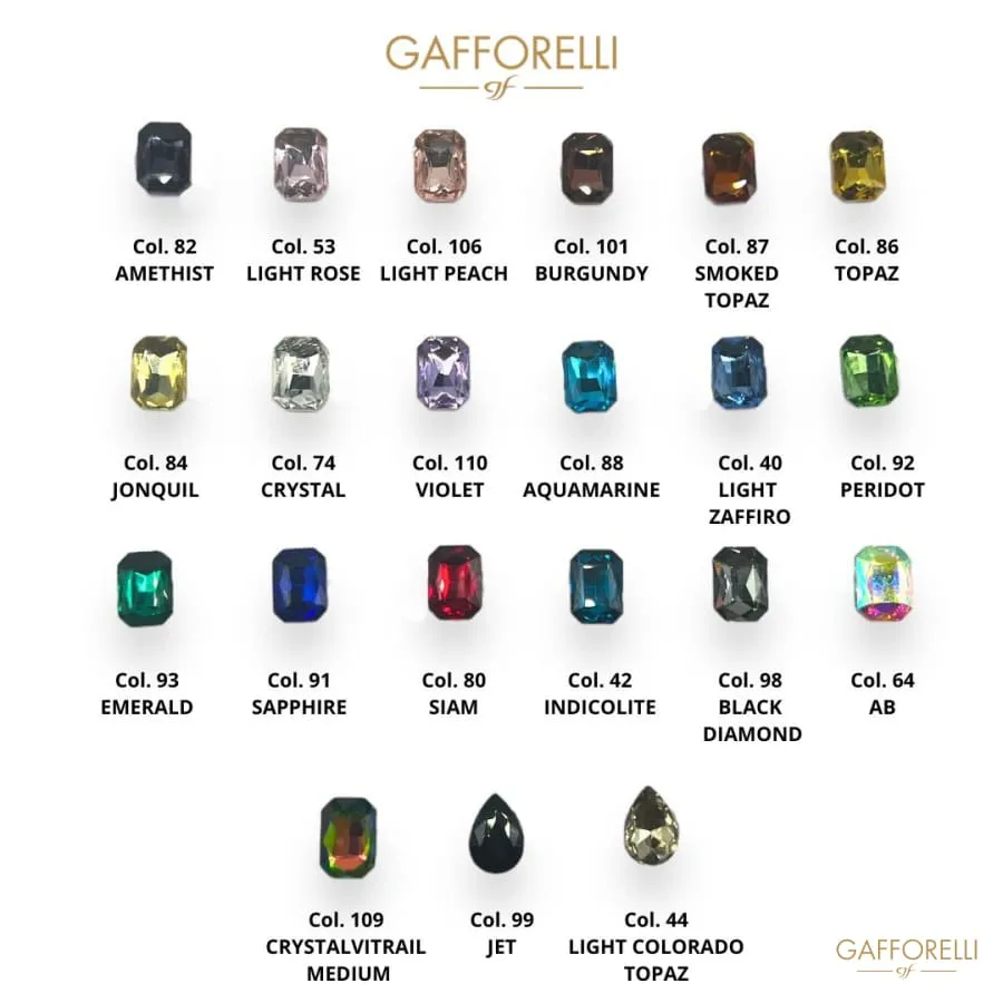 Embroidery Rhinestone - Art. Bn4470 - Gafforelli Srl