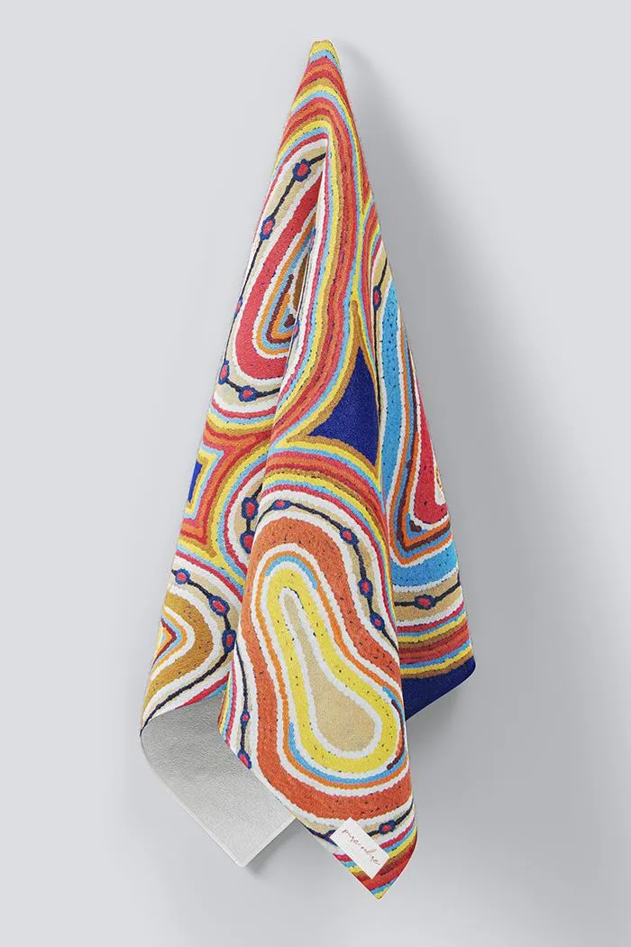 Emu Dreaming Beach Towel