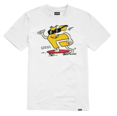 ETNIES E SKATE KIDS TEE - White