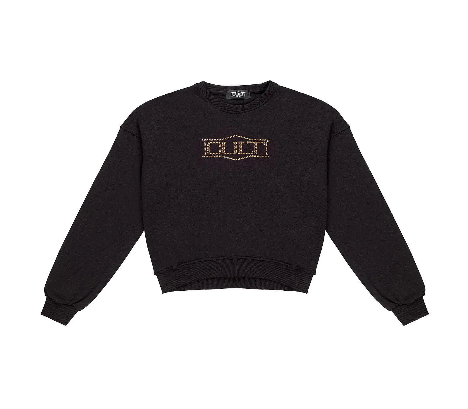 FELPA GIROCOLLO BLACK