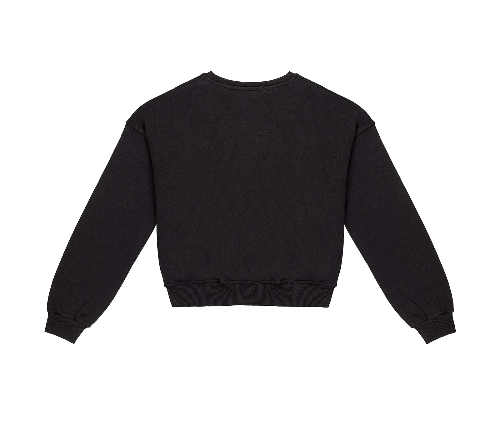 FELPA GIROCOLLO BLACK