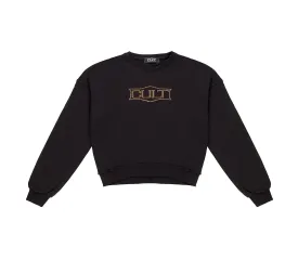 FELPA GIROCOLLO BLACK