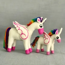 Felt Unicorns - Rainbow