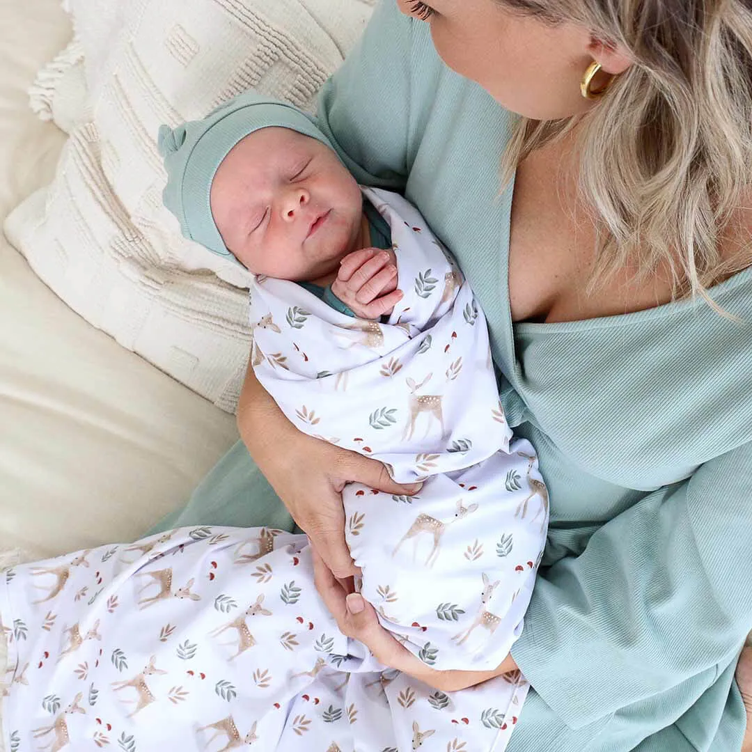 Finley's Fawn Oversized Swaddle Blanket