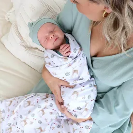 Finley's Fawn Oversized Swaddle Blanket