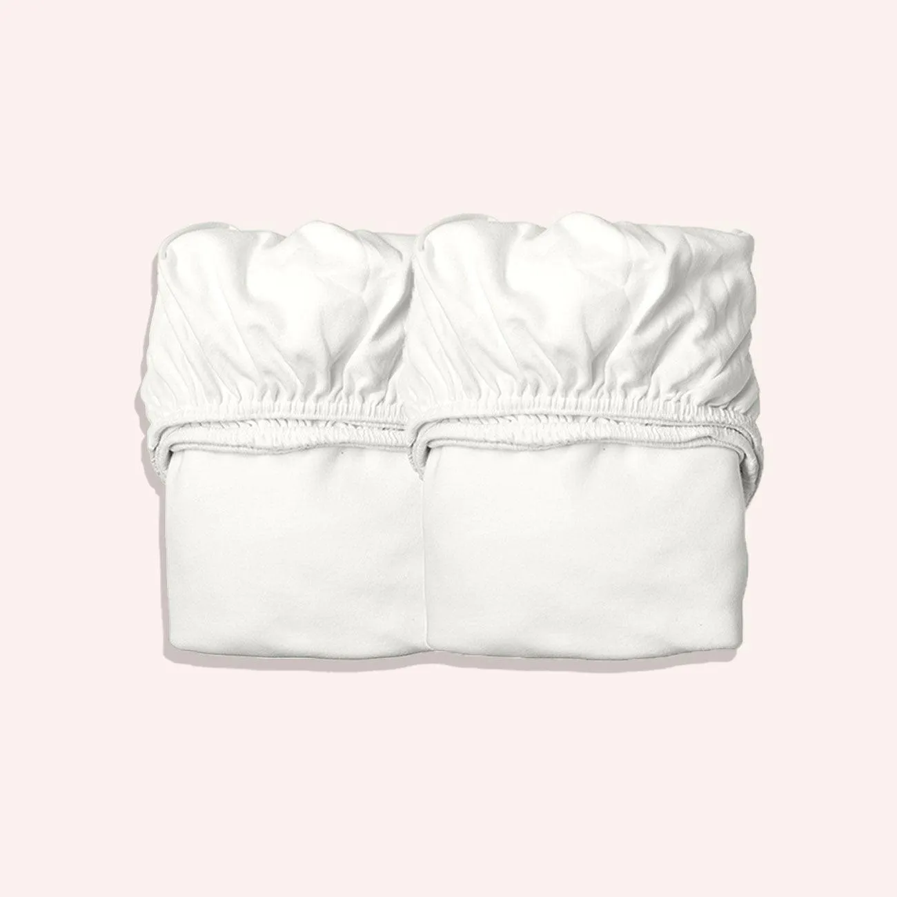Fitted Cot Sheet Duo Pack - Snow