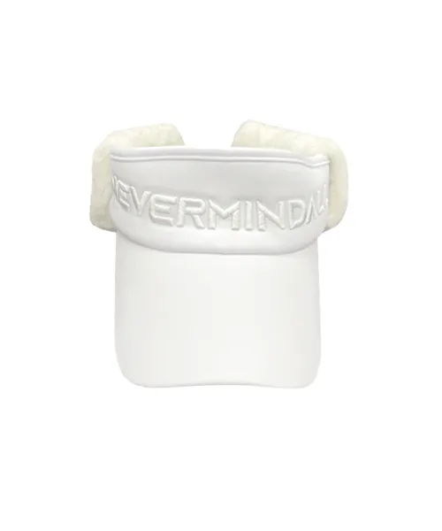 Four Season Multi FUR Detachable Visor - Off-White