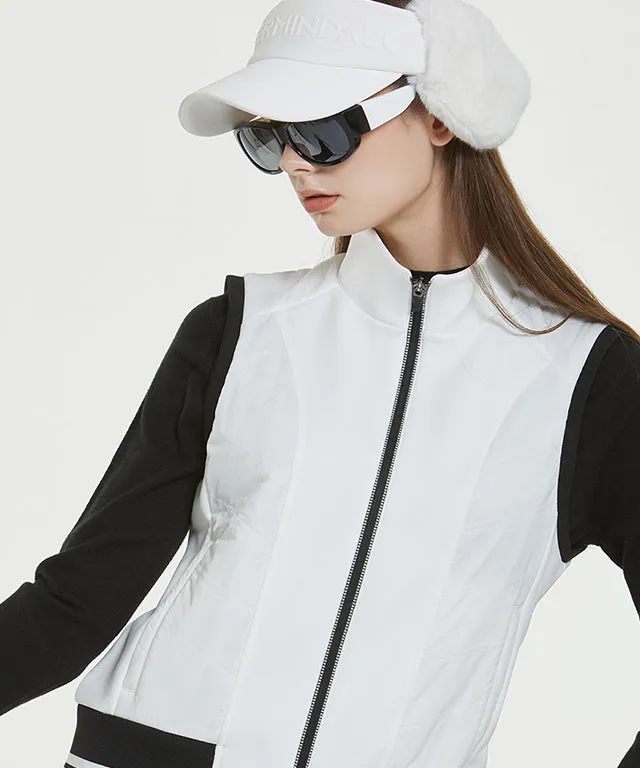 Four Season Multi FUR Detachable Visor - Off-White