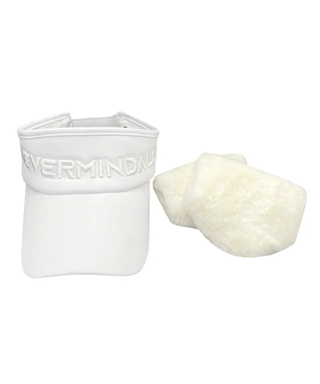 Four Season Multi FUR Detachable Visor - Off-White