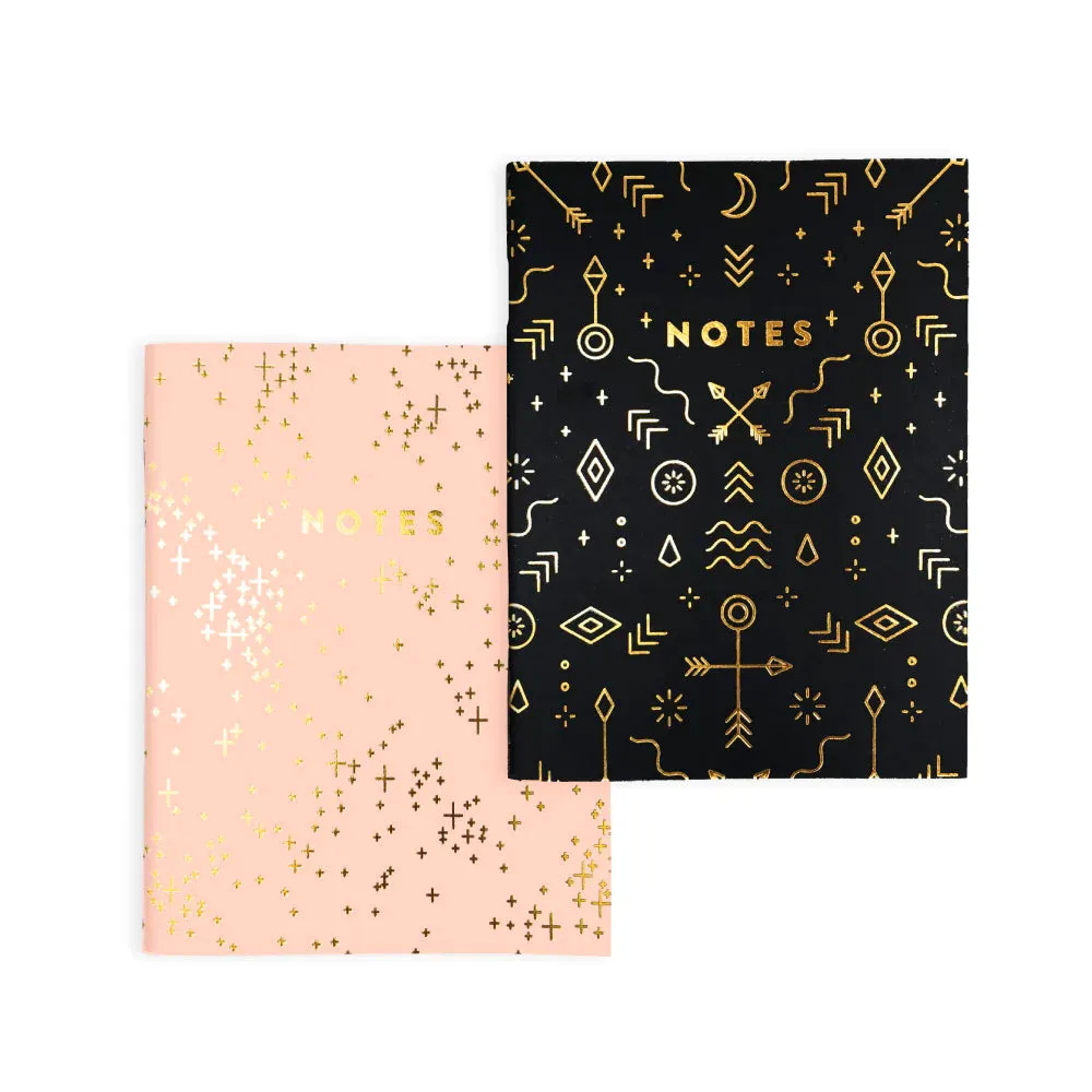 Fox & Fallow Totem Notebook - 2 Pack, Lined and Blank