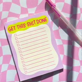 Get This Shit Done Notepad