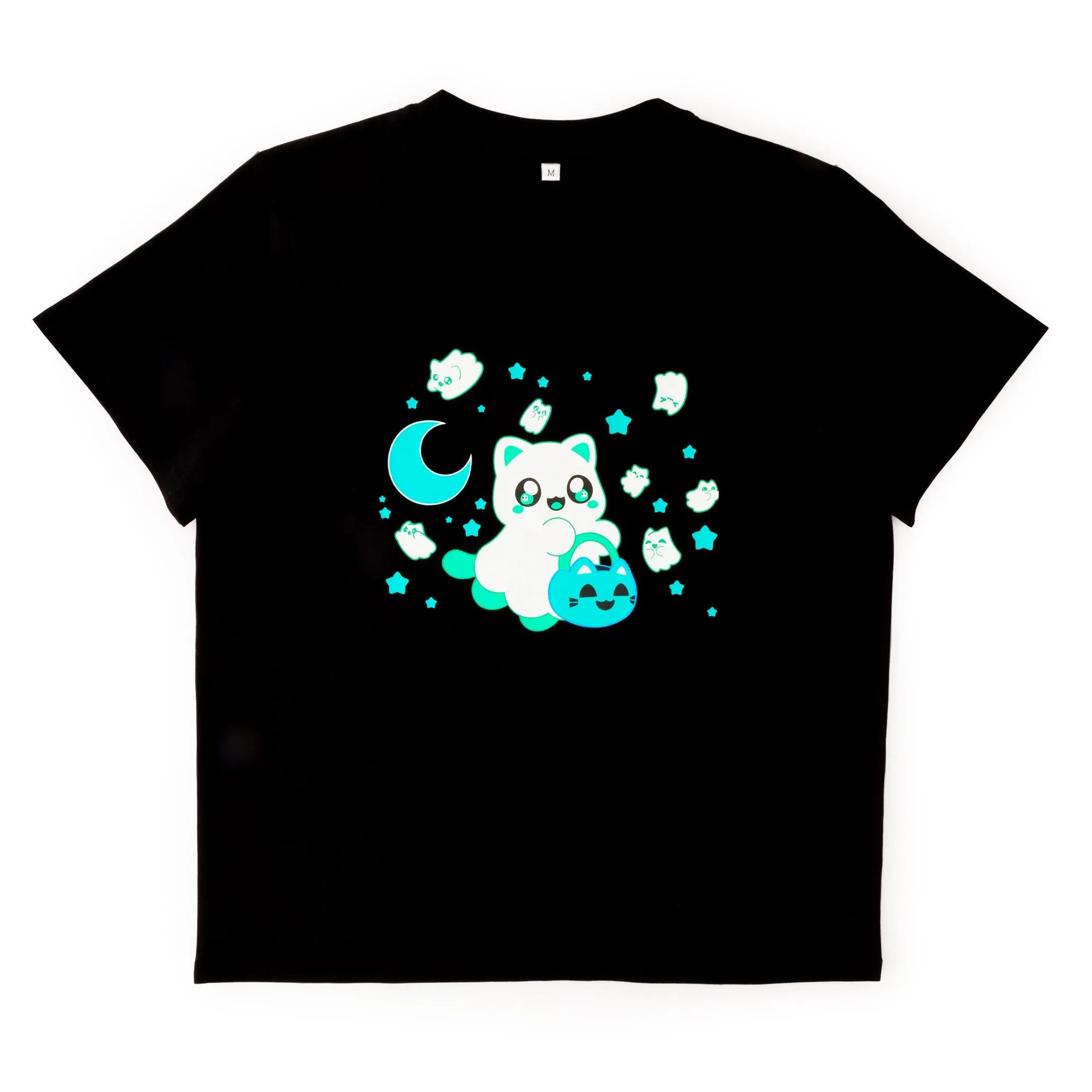 Ghost Cat Tee (Glow in the dark)