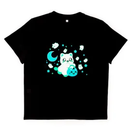 Ghost Cat Tee (Glow in the dark)