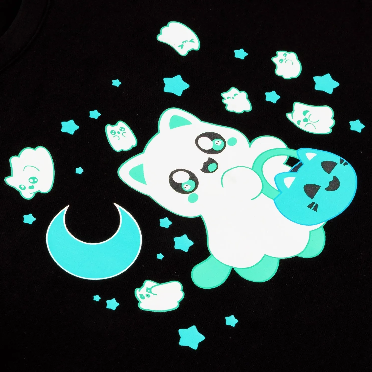 Ghost Cat Tee (Glow in the dark)