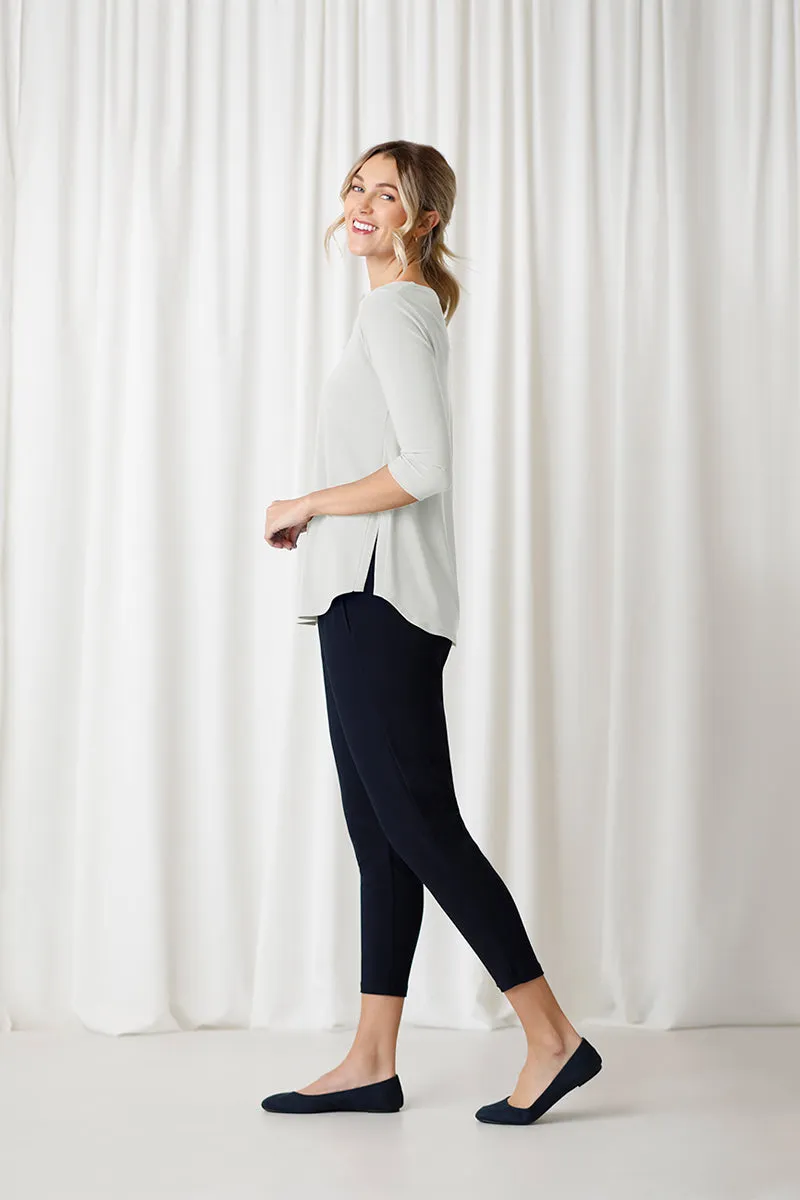 Go To Classic T-shirt Relax 3/4 Sleeve | Sand