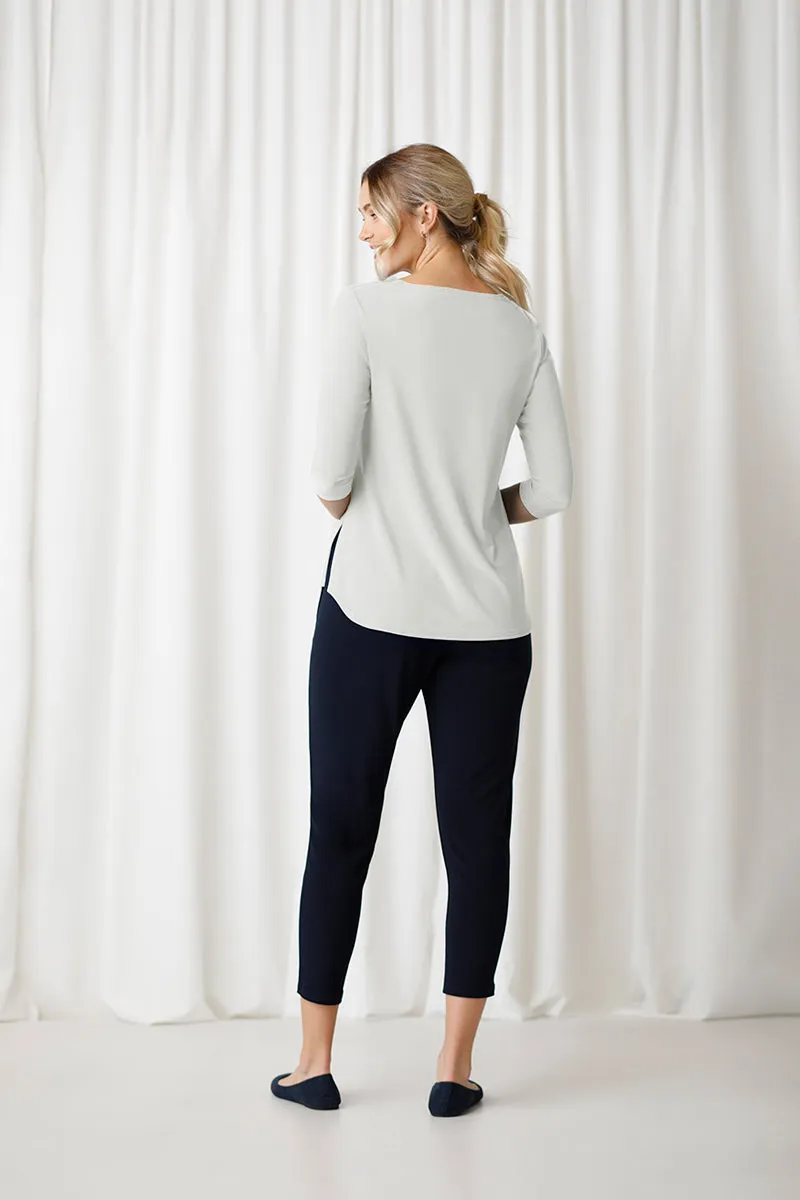 Go To Classic T-shirt Relax 3/4 Sleeve | Sand