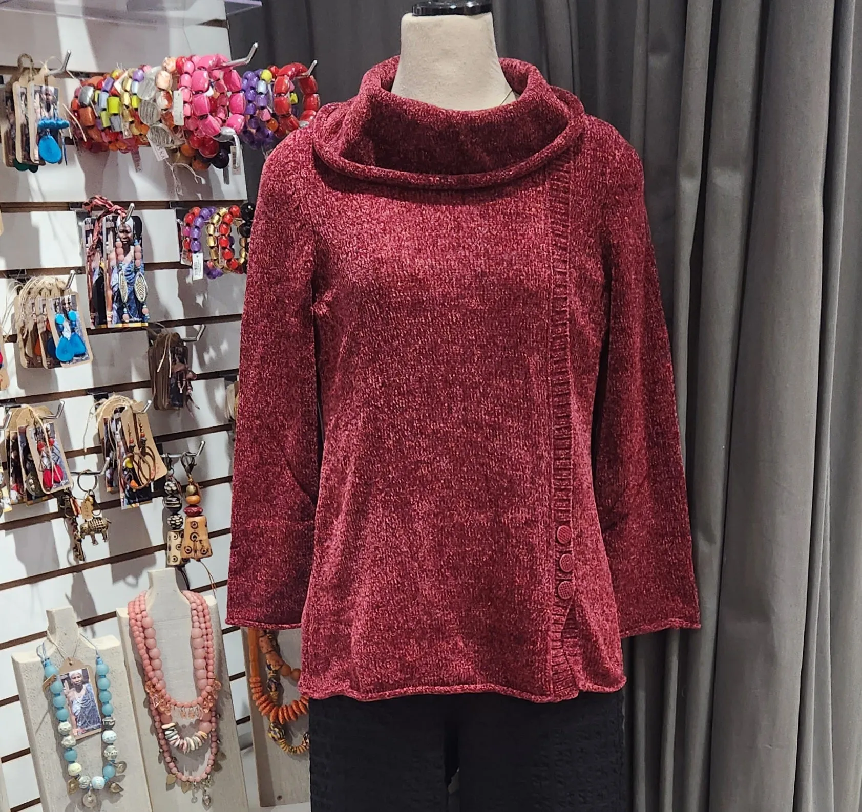 Habitat Sale, 87740 Cowl Neck Tunic, 50% Off Regular Price