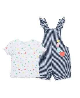 Heart Knit Toddler Jumper Set (2T-4T)