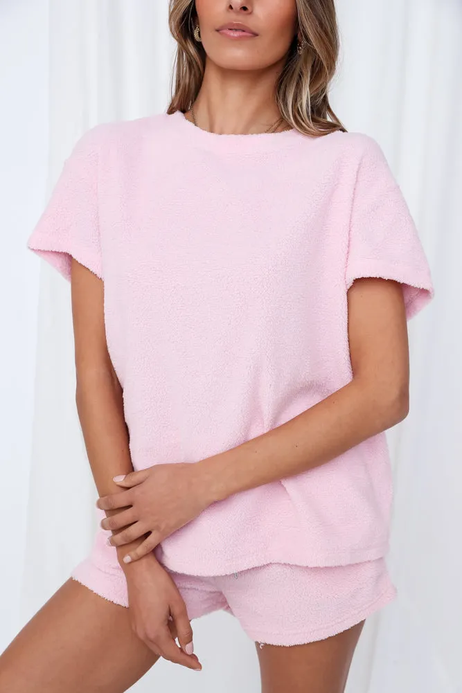 HELLO MOLLY Counting Sheep Tee Sherbet Pink