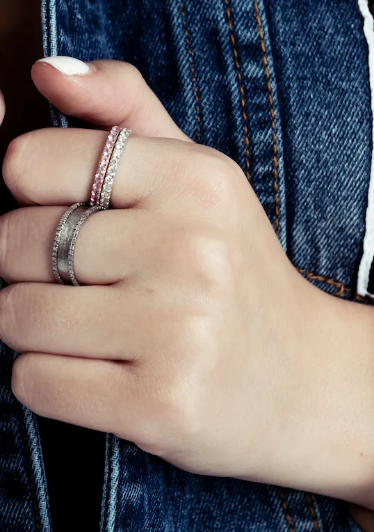 Hollie Mini Band Silver
