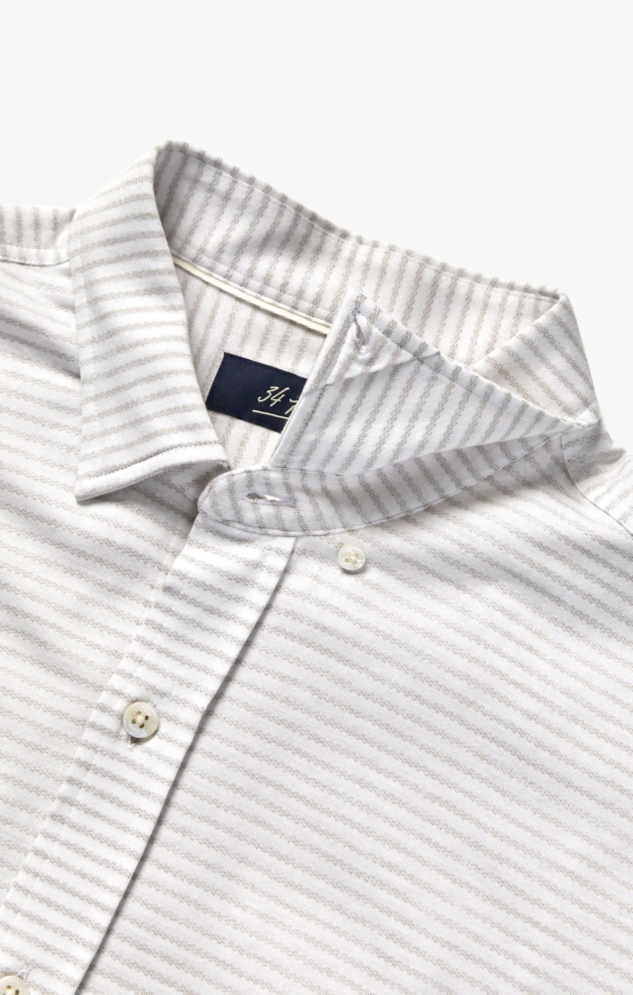 Horizontal Stripe Shirt in Simply Taupe