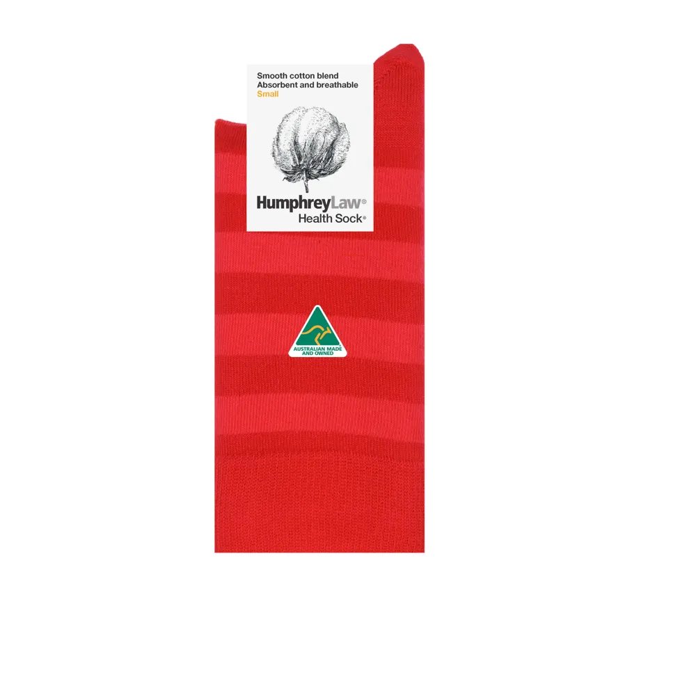 Humphrey Law Health Socks Red 52C