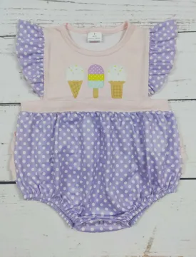 Ice Cream Bubble Outfit w/ruffles