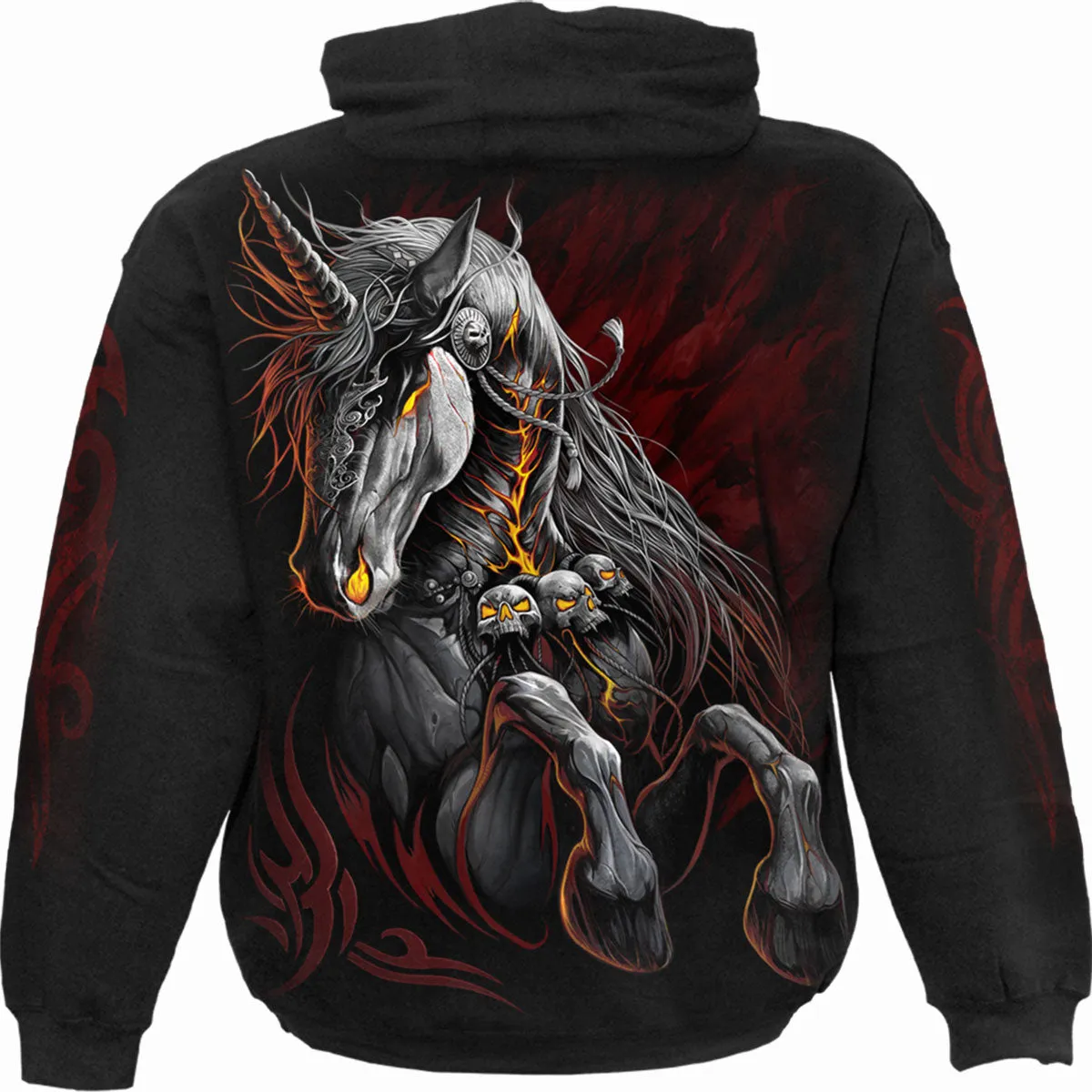 INFERNAL UNICORN - Hoody Black