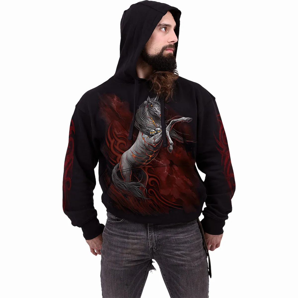 INFERNAL UNICORN - Hoody Black