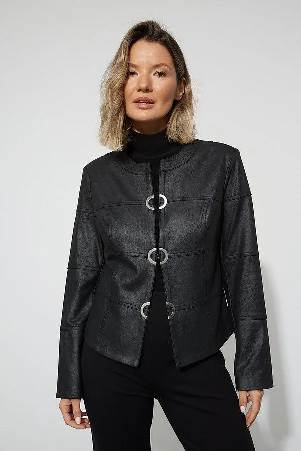 Joseph Ribkoff Sale, 222900 Metallic Suede Jacket