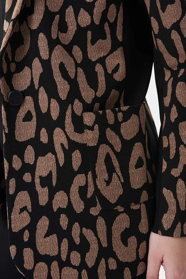 Joseph Ribkoff Sale, 223123 Animal Jacquard Blazer