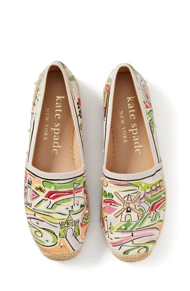 Kate Spade Womens Putt Putt Espadrille Slip On Shoes