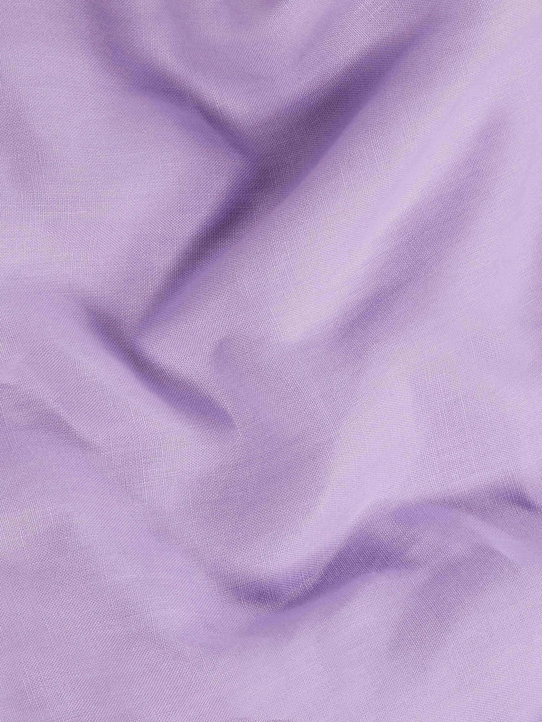 Kids Aloe Linen Long Sleeve Shirt—orchid purple