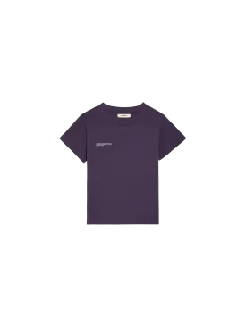 Kids' Fruitful 365 Organic Cotton T-shirt—blackberry purple