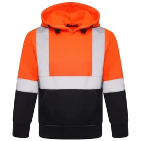 KIDS HOODY - ORANGE HI-VIS