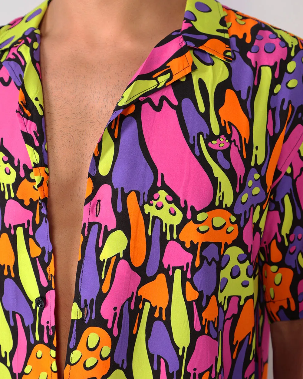 Kool Shrooms Men's Camp Shirt