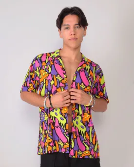 Kool Shrooms Men's Camp Shirt
