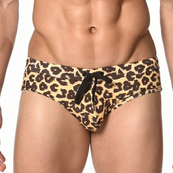 LEOPARD FREESTYLE SWIM BRIEF