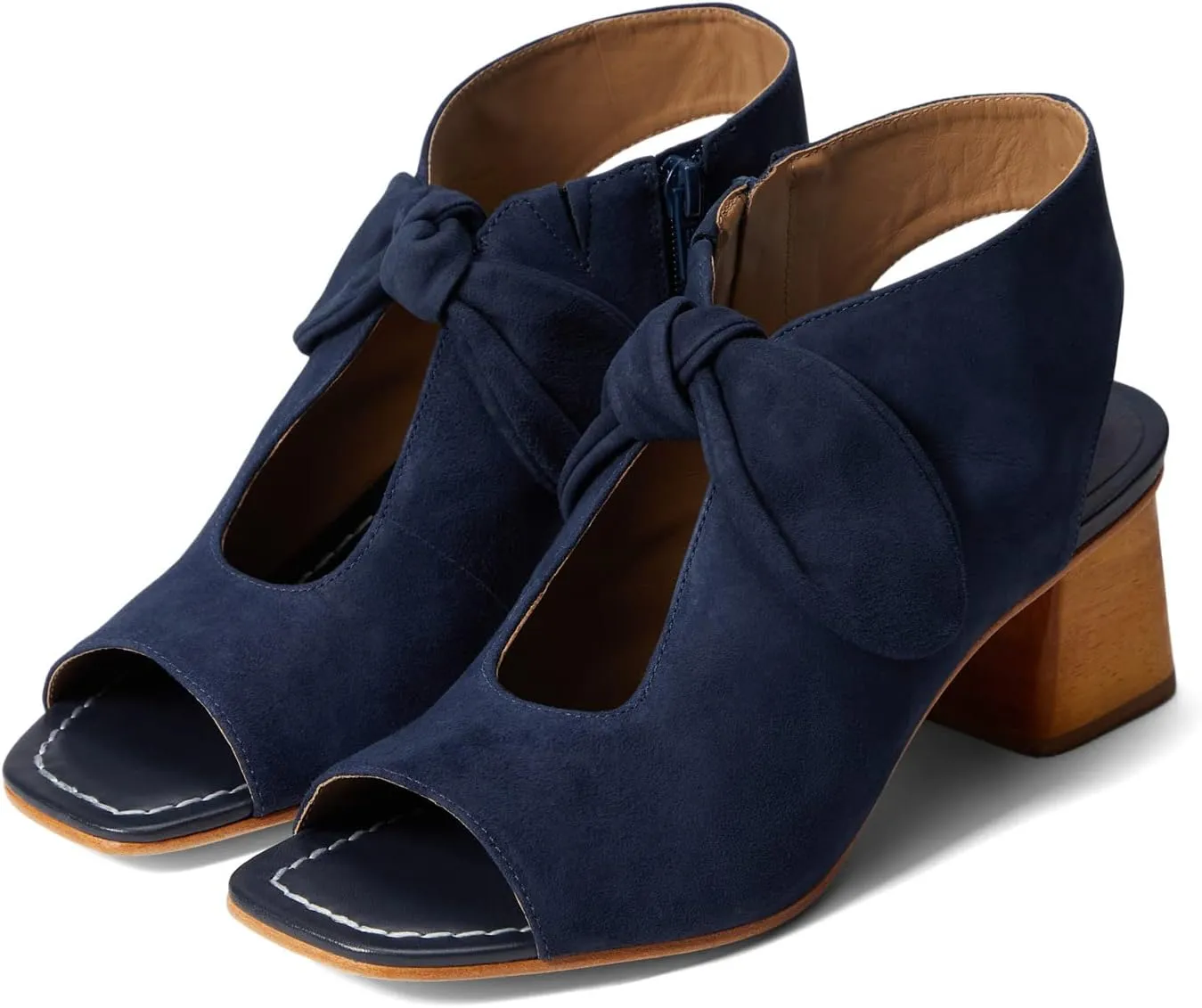 Lizzie Bernardo Sandals, Navy Suede