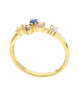 Lova Ring Multi 18ct Gold Plated