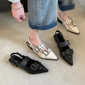 Mary Jane Leather Shoes