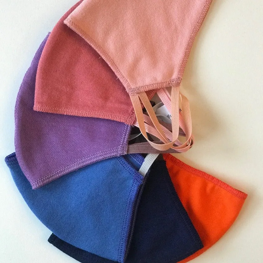 Mask | Oval | Violet | Kids 6-9 | 2-Layers | Soft Cotton
