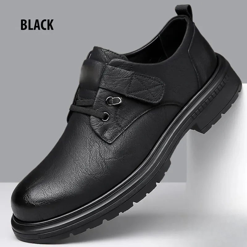 Men's Breathable Retro PU Leather Soft Sole Shoes44% OFF