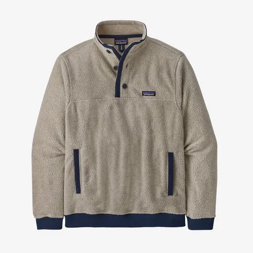 Men's Shearling Fleece Button Pullover