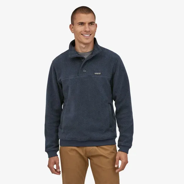 Men's Shearling Fleece Button Pullover